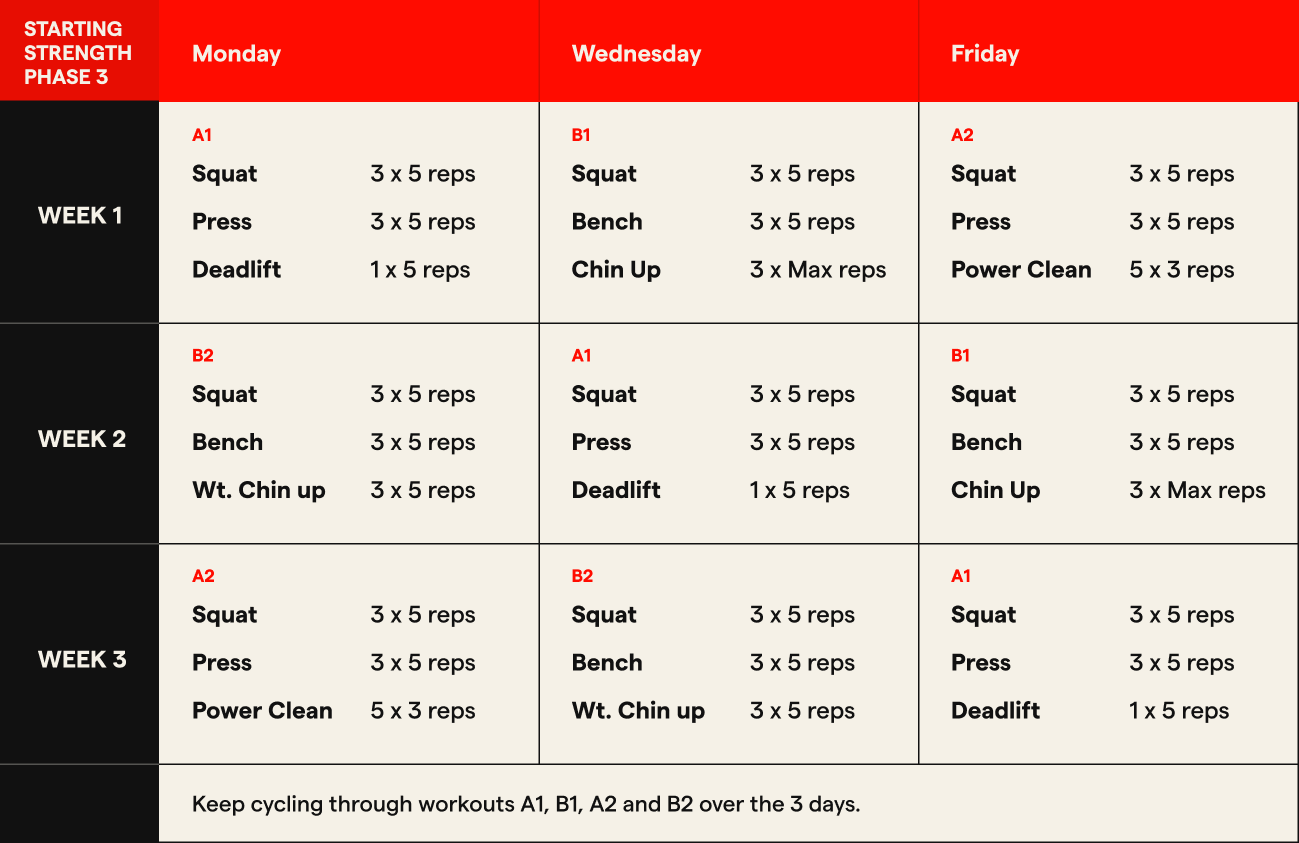 Program Notes Starting Strength Wild Barbell